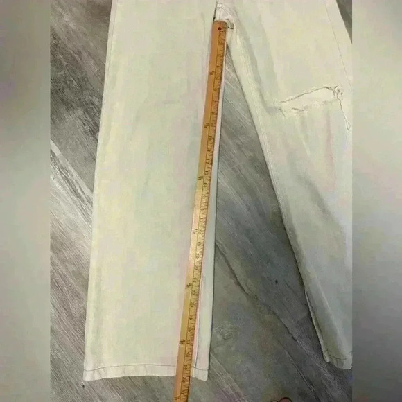 Bershka Beige Wide Leg Jeans - Picture 9 of 12